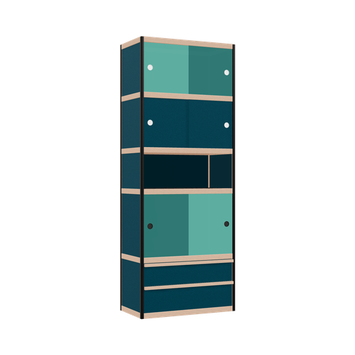 [400527003] Armoire (209x80x42 cm)