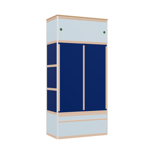 [400527013] Kleerkast (210.8x100x52 cm)