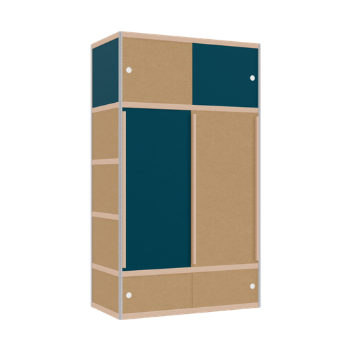 [400527029] Kleerkast (209x120x62 cm)