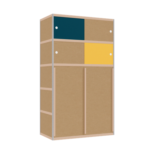 [400527031] Kleerkast (209x120x62 cm)