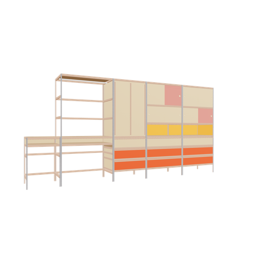 [f163026] Furniture (219x452x62 cm)