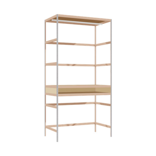 [400527044] Wardrobe (219x110x62 cm)