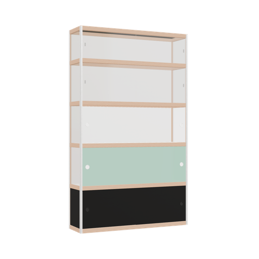 [400527051] Vitrine (199x120x32 cm)