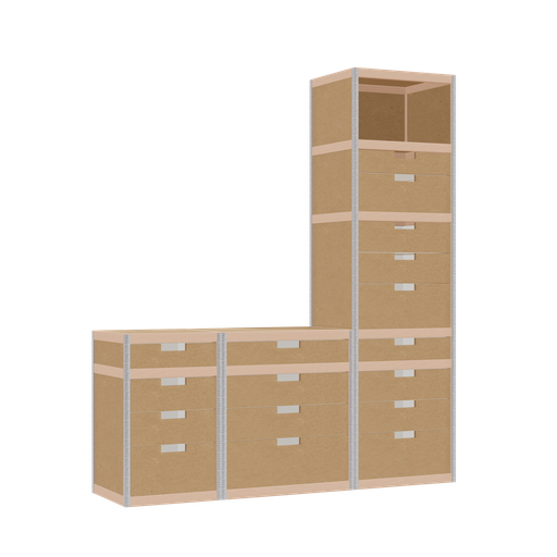 [f163027] Meubels (182x156x42 cm)