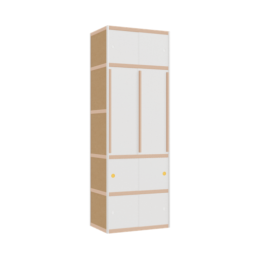 [400524986] Kleerkast (229x80x52 cm)