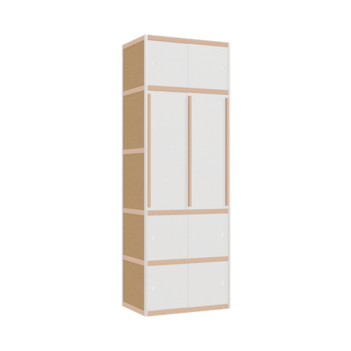 [400524987] Kleerkast (229x80x52 cm)