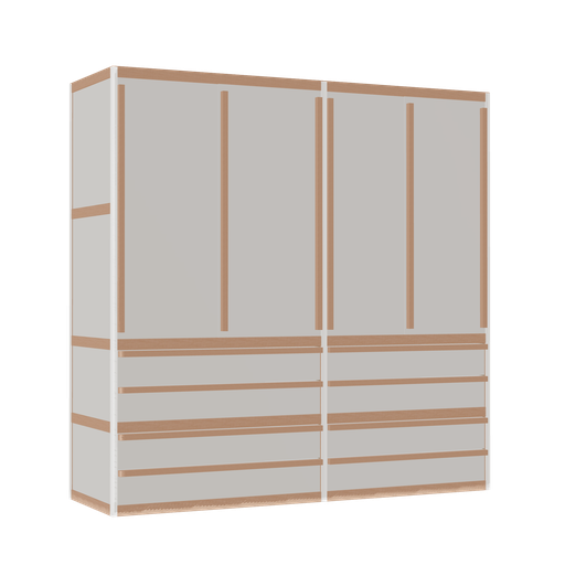 [f163043] Furniture (168x170x52 cm)