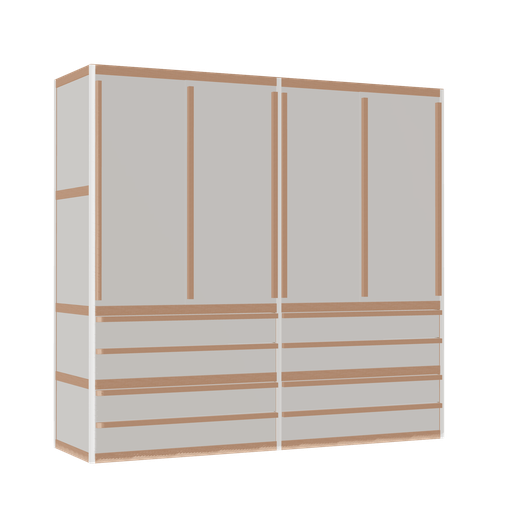 [f163044] Furniture (168x180x52 cm)