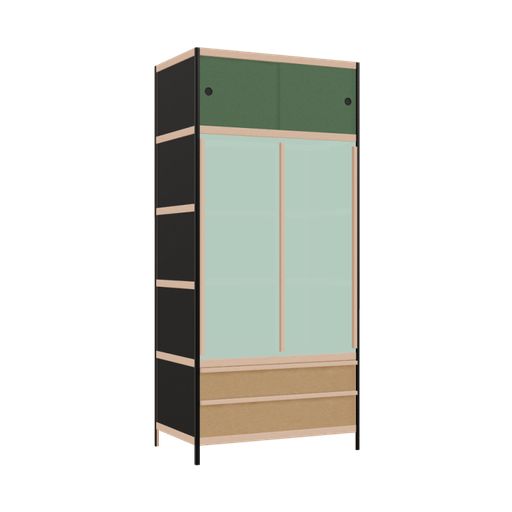 [400527106] Kleerkast (219x100x62 cm)