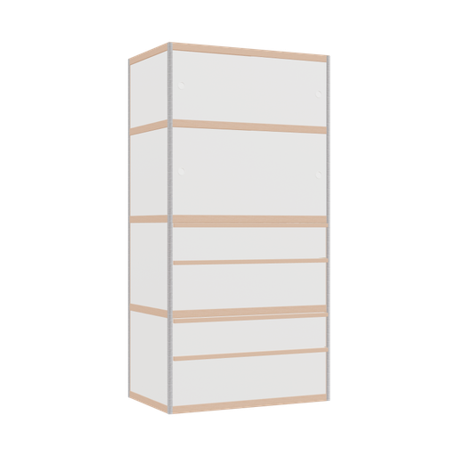 [400527117] Armoire (198x100x62 cm)