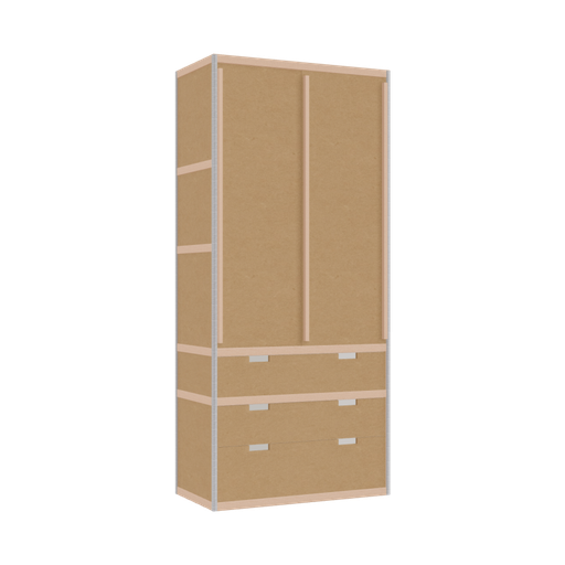 [400527147] Wardrobe (222x100x52 cm)