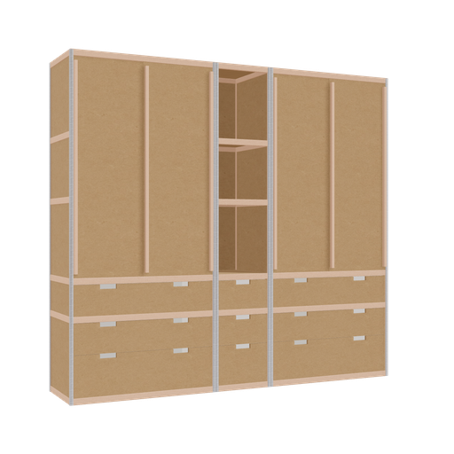 [f163072] Furniture (222x242x52 cm)