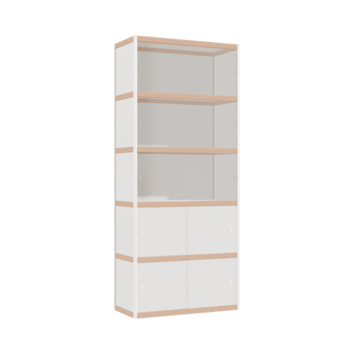 [400526119] Display cabinet (209x90x42 cm)