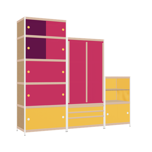 [f163081] Furniture (204x222x52 cm)