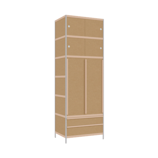 [400527201] Kleerkast (260x90x62 cm)