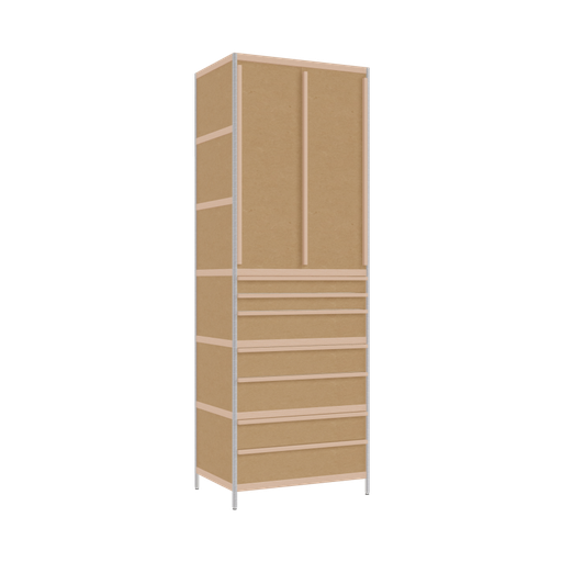[400527202] Wardrobe (260x90x62 cm)