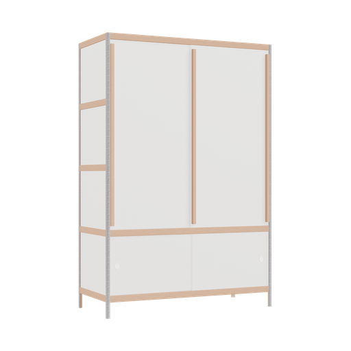 [400429808] Kleerkast (178x120x52 cm)