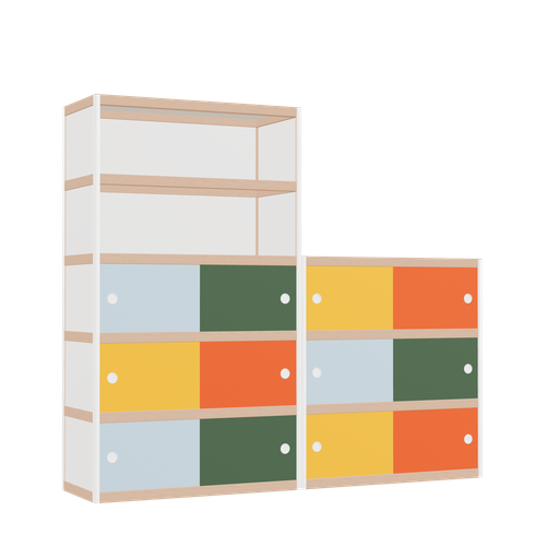 [f163102] Furniture (159x180x42 cm)