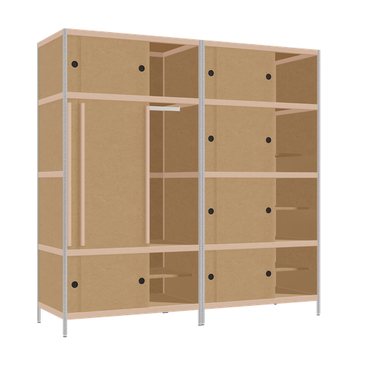 [f163114] Furniture (199x200x62 cm)