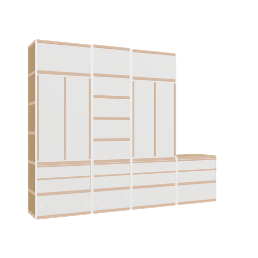 [f163131] Furniture (241x302x52 cm)