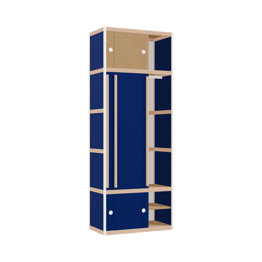 [400525795] Kleerkast (209x80x42 cm)