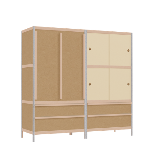 [f163146] Furniture (157x160x52 cm)