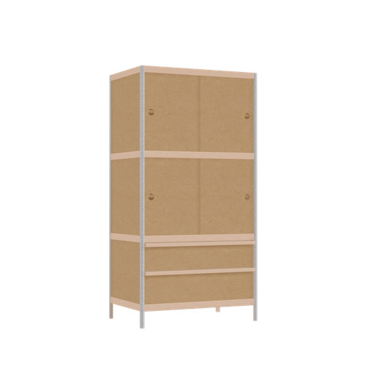 [400527355] Armoire (157x80x52 cm)