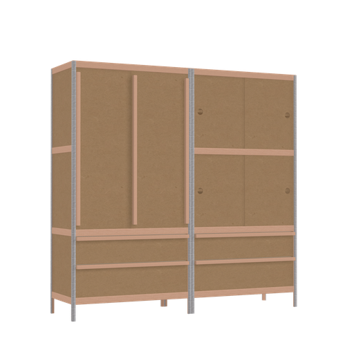 [f163155] Furniture (157x160x42 cm)