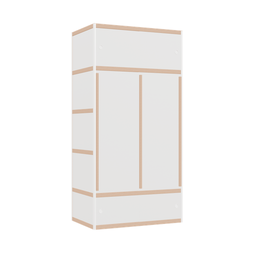 [130486521] Wardrobe (199x100x62 cm)