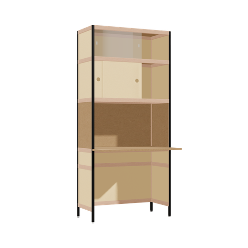 [400505494] Overhangend bureau (196.5x90x63.6 cm)