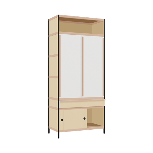 [400527481] Wardrobe (227.5x100x52 cm)