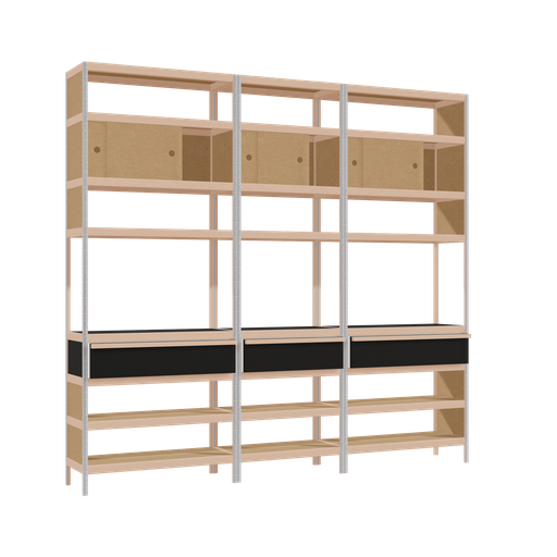 [f163202] Furniture (207x222x32 cm)