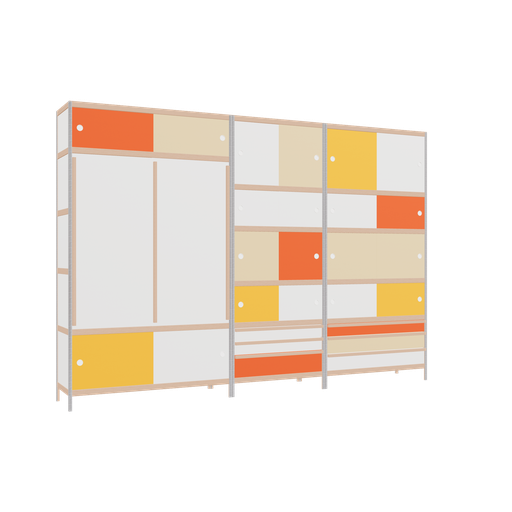 [f163235] Meubles (209x300x42 cm)