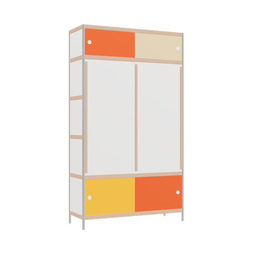 [400527555] Wardrobe (209x120x42 cm)