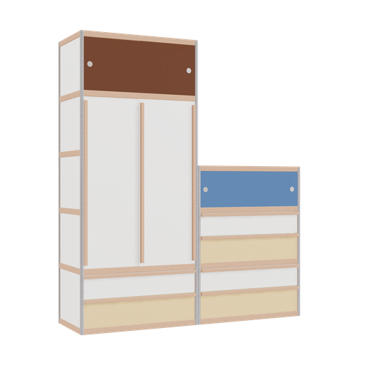 [f163256] Furniture (209x180x52 cm)