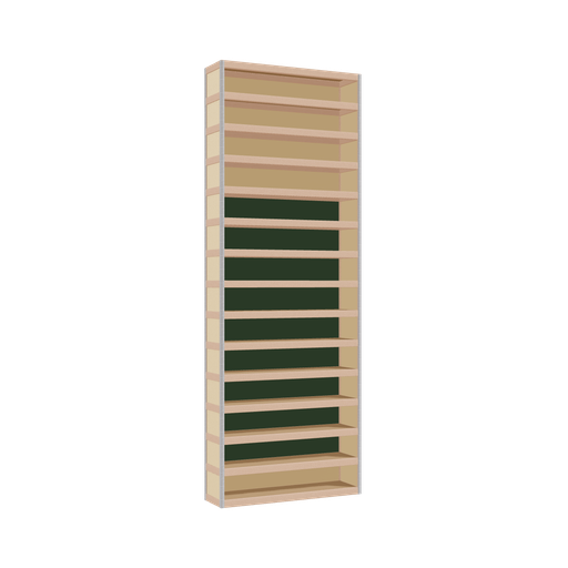 [400527625] Étagère (249x90x25 cm)