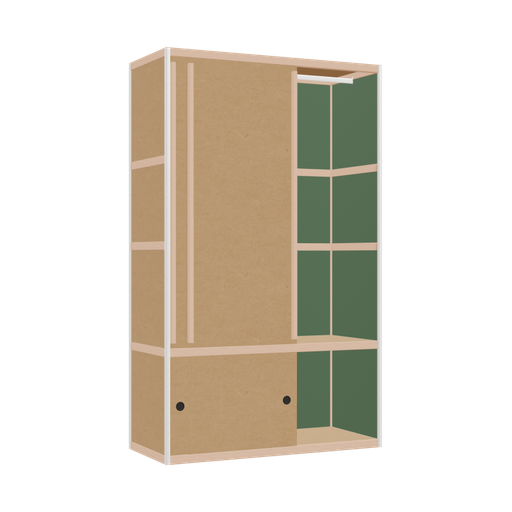 [400527631] Penderie (198x120x52 cm)