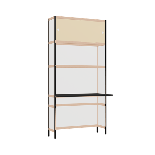 [400527670] Cantilevered desk (206.5x100x53.6 cm)