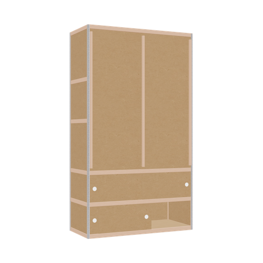 [400527673] Kleerkast (209x120x52 cm)