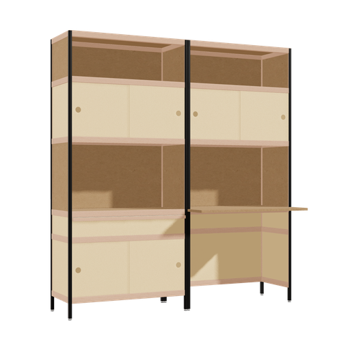 [f163302] Furniture (196.5x180x63.6 cm)