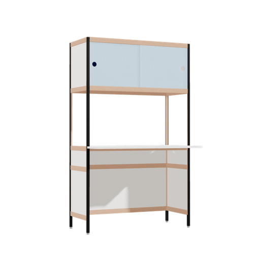[400527754] Overhangend bureau (165.5x100x63.6 cm)