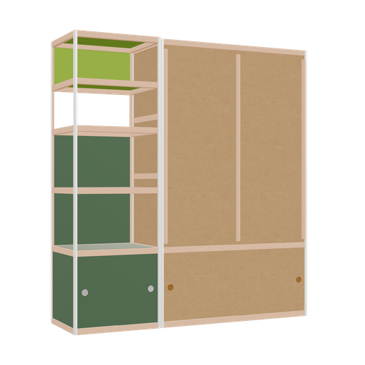 [f163325] Furniture (199x182x52 cm)