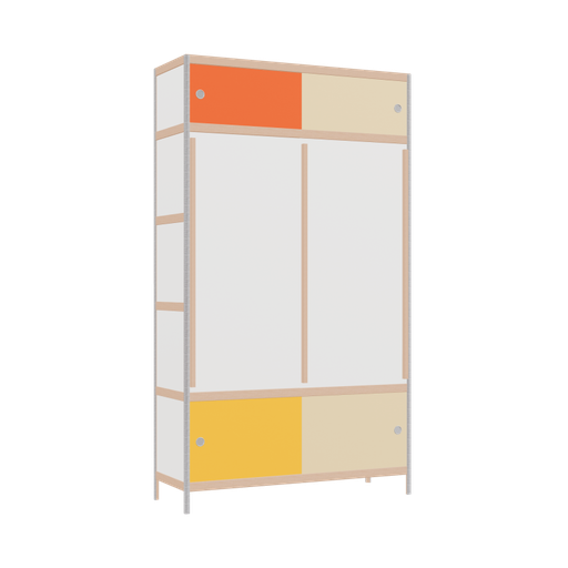 [400527772] Penderie (209x120x42 cm)