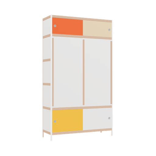 [400527782] Wardrobe (209x120x42 cm)