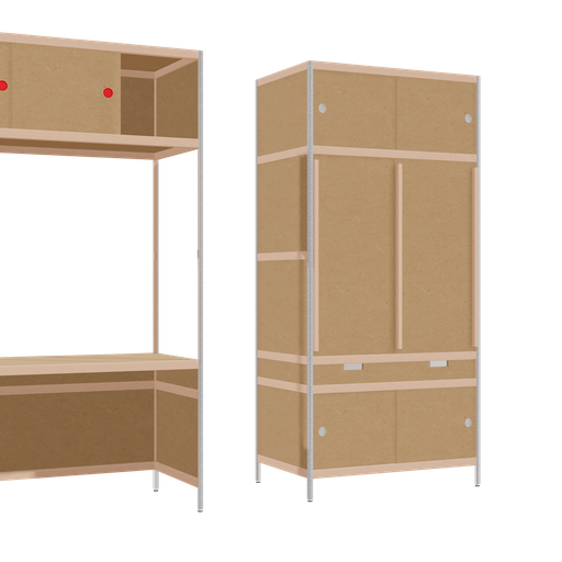 [f163336] Furniture (213x200x62 cm)