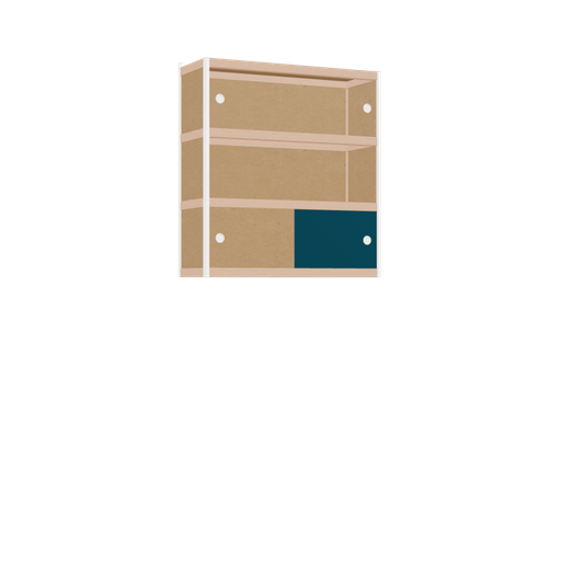 [400527842] Zwevende kast (97x90x32 cm)