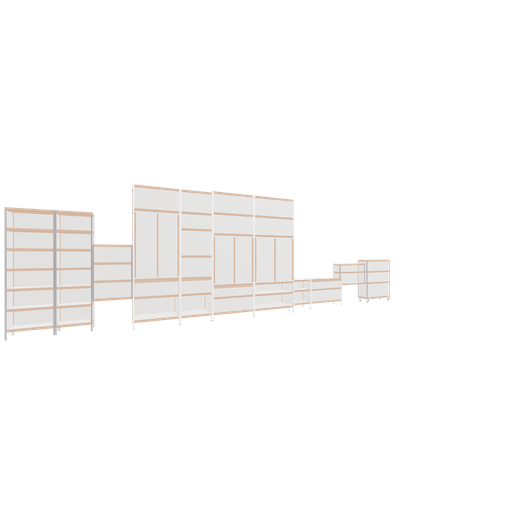 [f161005] Meubles (254x850x52 cm)