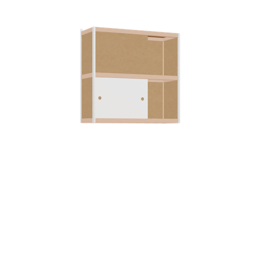 [400527958] Zwevende kast (86x90x32 cm)