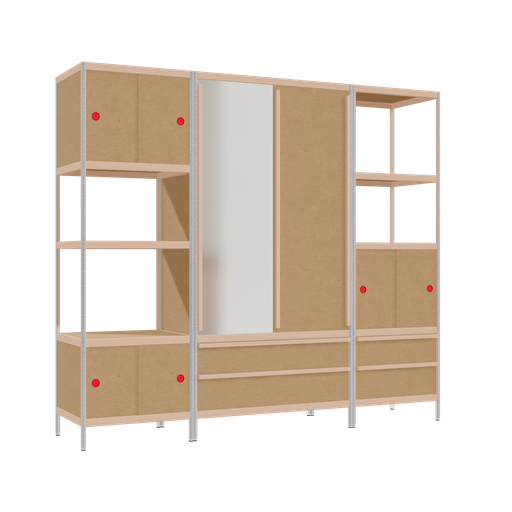 [f163449] Furniture (200x224x52 cm)