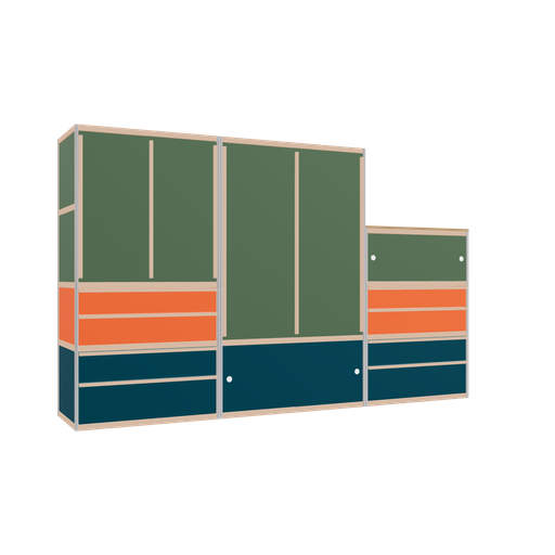 [f163450] Furniture (198x320x62 cm)